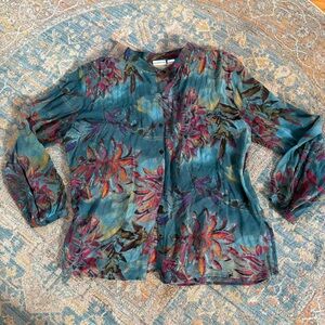 Chico's Multicolor Silk Blouse
